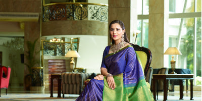 10 party wear tussar sarees - all set to make you the cynosure of all eyes!