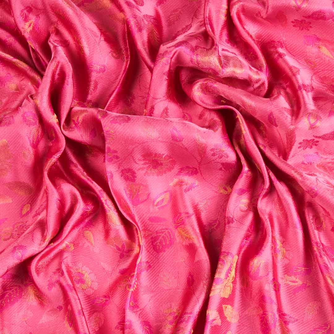 Glowing Baby Pink Color Silk Fabric Base Pre Stitched Saree –  Dhinglimatching