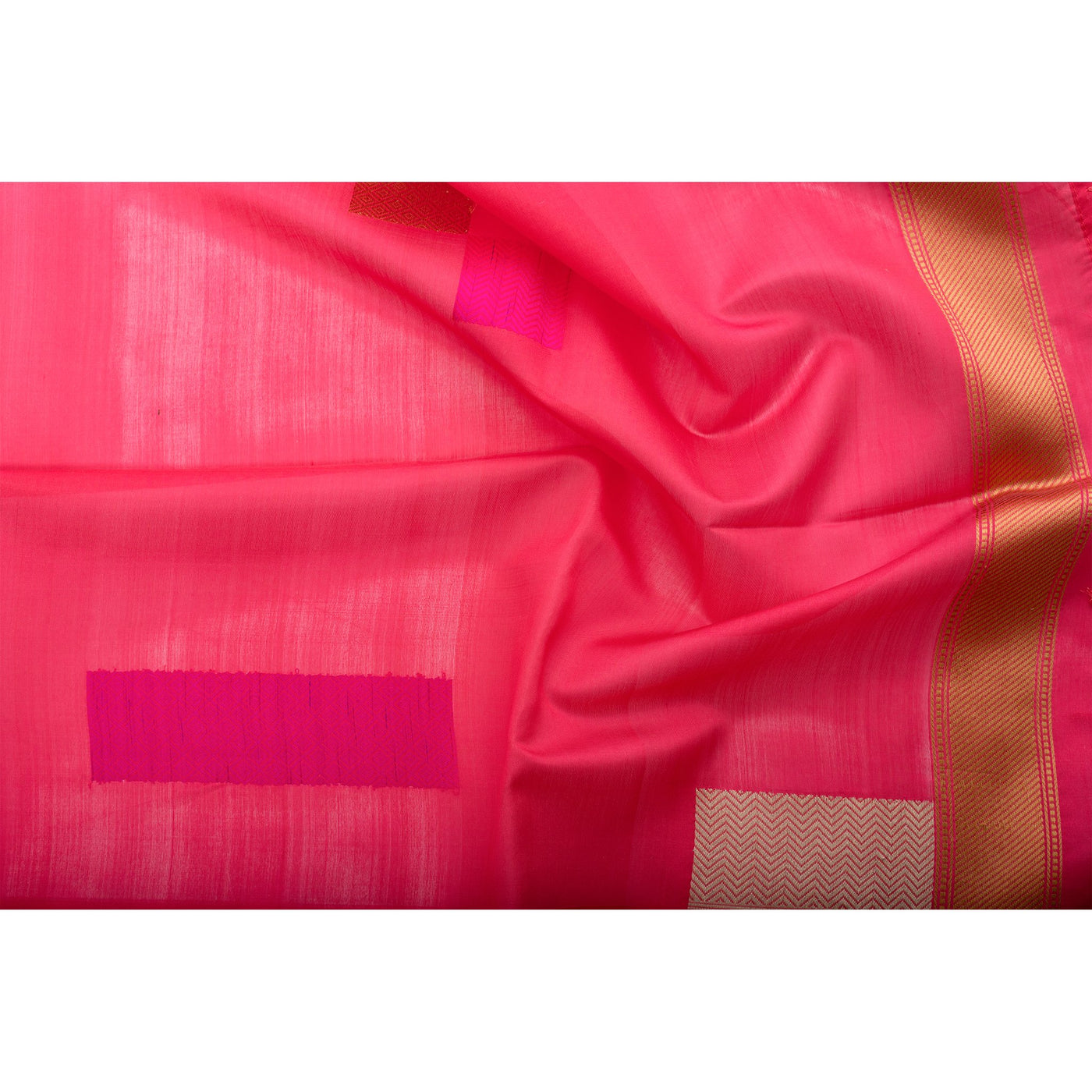 Imperial pink kora by silk geometric dupatta
